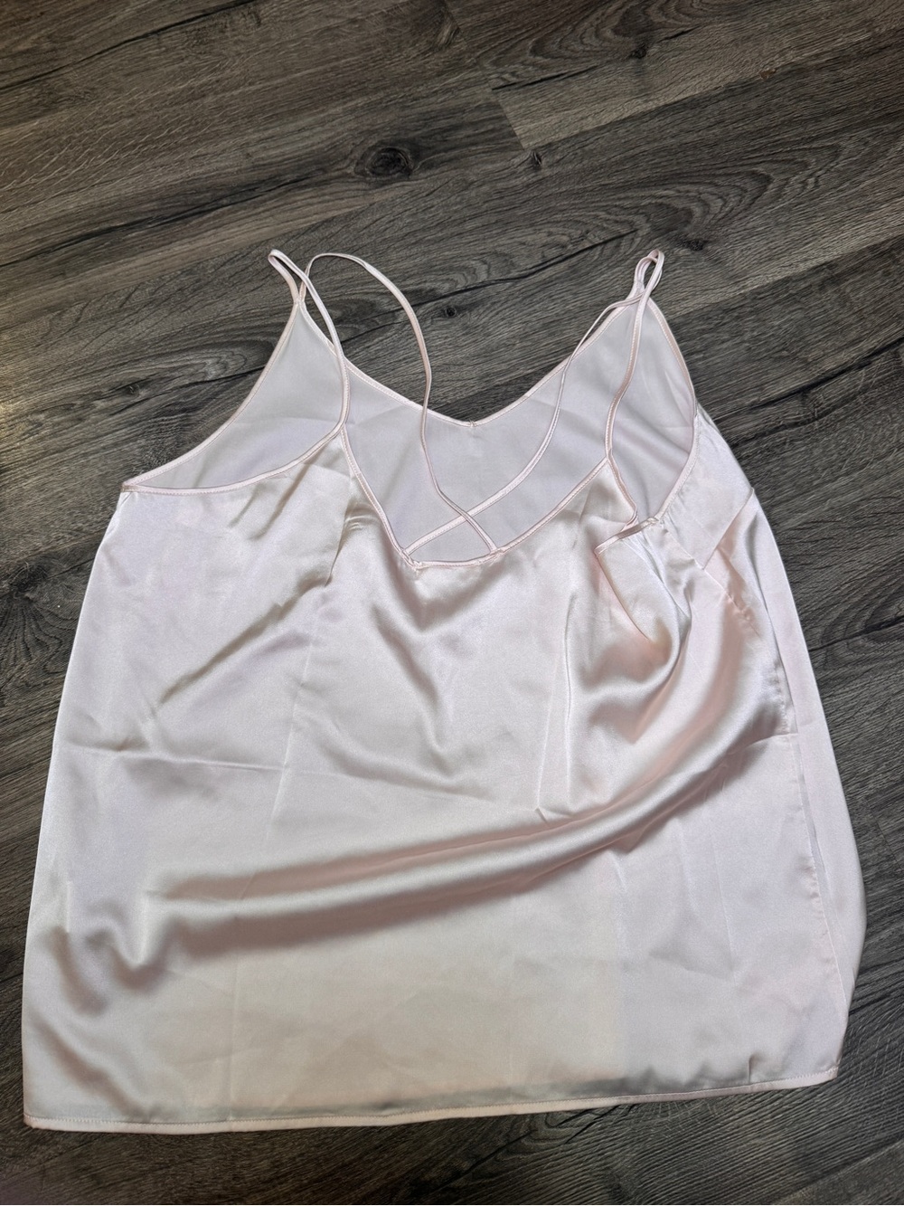 Satin Cami in Light Pink